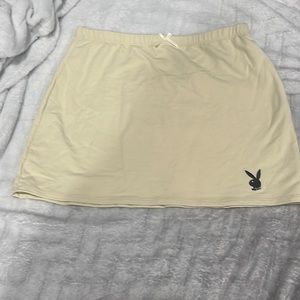 Off white colored play boy shirt size small